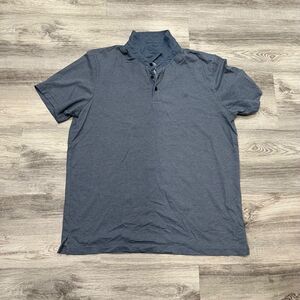 Travis Mathew Striped Polo Shirt Short Sleeve Golf Casual Modern Fit Sz XL